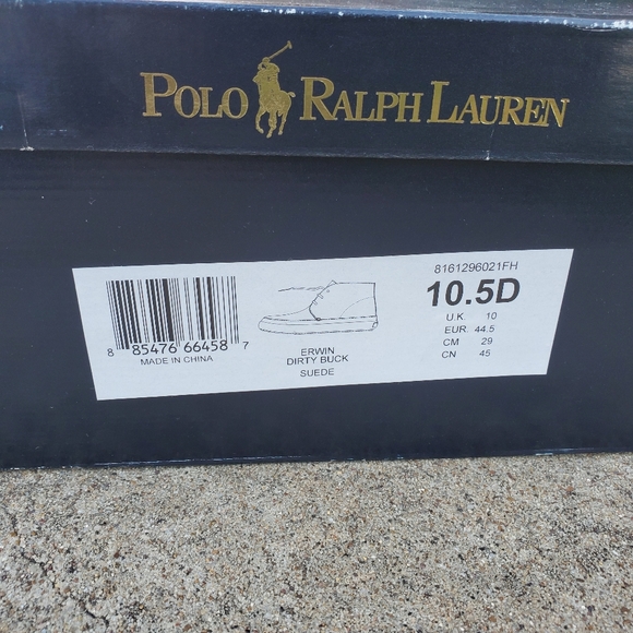 Men Polo Erwin Dirty Buck sz 10.5 - Picture 9 of 10